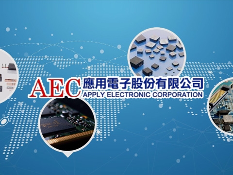 應用電子股份有限公司的網站示意圖